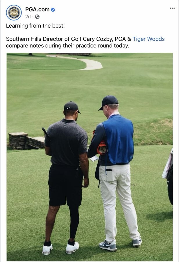 "우즈 PGA챔피언십 개최 코스 연습 라운드는 특혜"