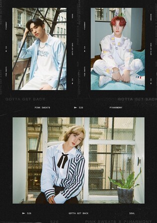 Film photo of P1Harmony's Keeho·Soul·Jongseob revealed for collaboration song with Pink Sweat$