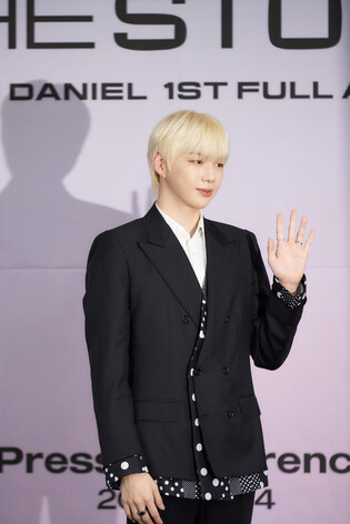 S. Korean singer Kang Daniel at 'The Story' press conference