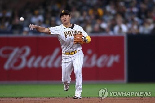 샌디에이고 김하성, 4타수 1안타…팀은 1-4 패배 5연승 마감