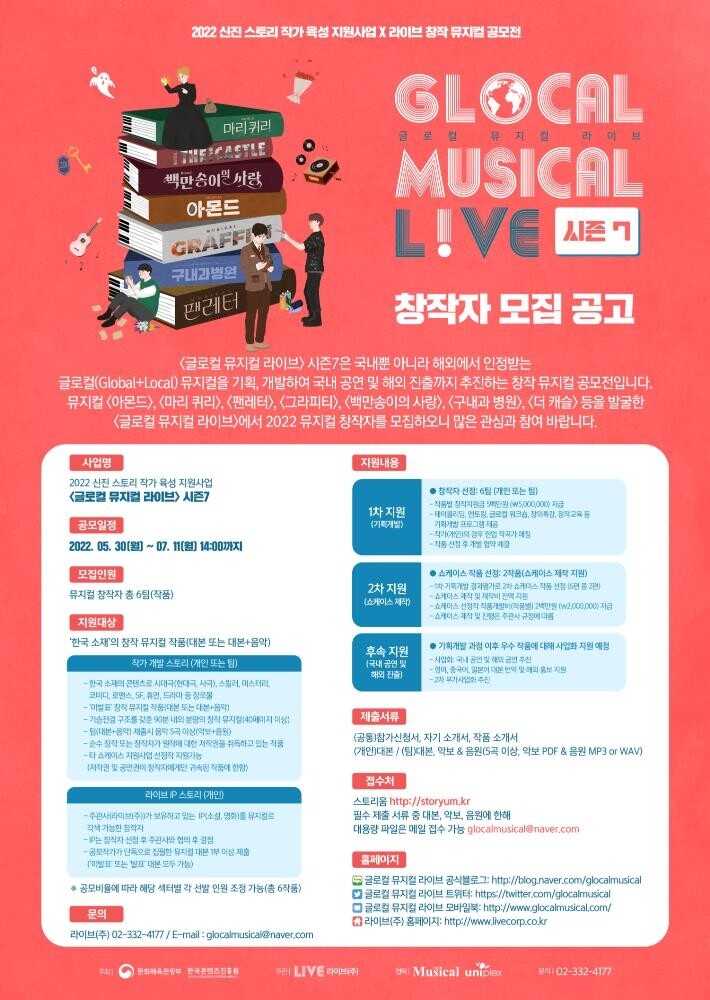 세계로 나갈 'K-뮤지컬' 찾는다…한국 소재 창작뮤지컬 공모전