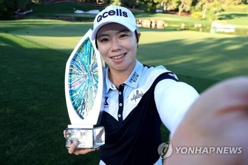 '매치퀸' 지은희, LPGA 한국인 최고령 우승…통산 6승째(종합2보)
