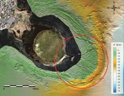 제주 성산일출봉 인근 해저 분화구 6천700년 전 형성