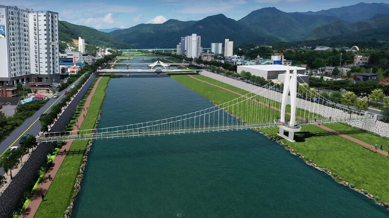 무주 남대천 주변 경관조성사업 착공…2025년 마무리