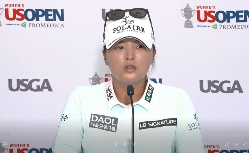 US오픈 우승 도전 고진영 "주말 내내 연습…아이언샷이 관건"