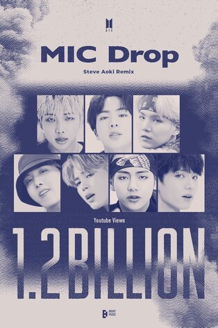 BTS’ 'MIC Drop' remix M/V hits 1.2 billion YouTube views