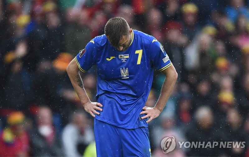 "축구 끝나도 삶은 계속"…웨일스전 패배에 아쉬움 삼킨 우크라