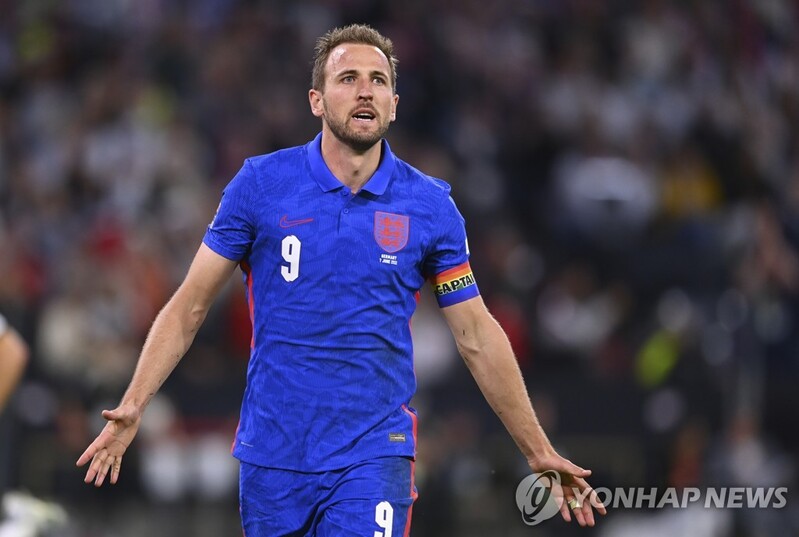 '케인 PK 동점골' 잉글랜드, 독일과 1-1 무승부…조 꼴찌 유지