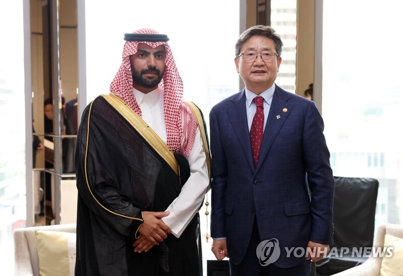 박보균 장관, 사우디 문화부 장관 만나 문화교류 논의