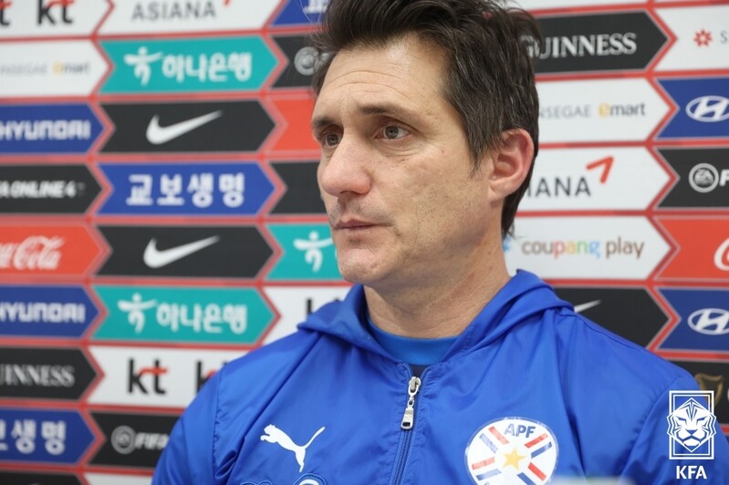 Paraguay coach hoping for solid execution vs. 'world-class' S. Korea in friendly