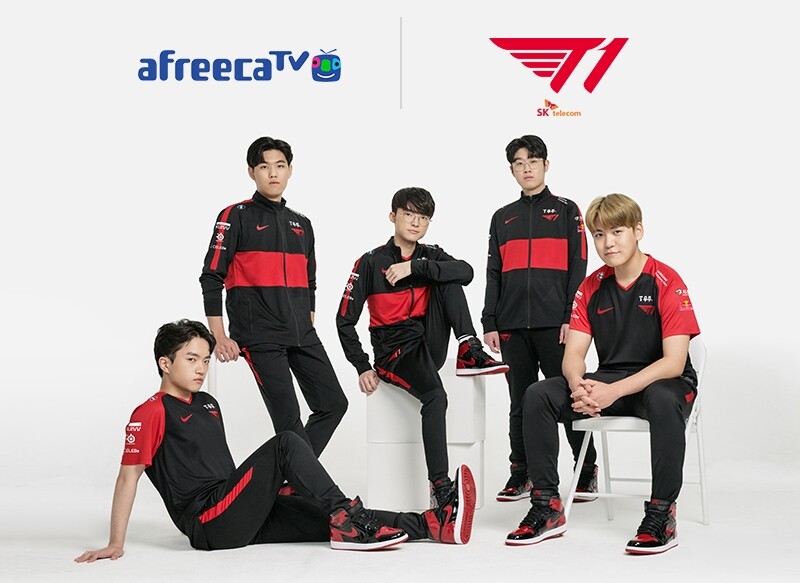 아프리카TV, T1 LCK 선수단 전속 스트리밍 파트너십