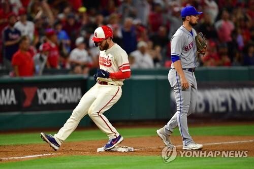 에인절스 월시, 사이클링 히트…트라우트·오타니 3홈런 합작
