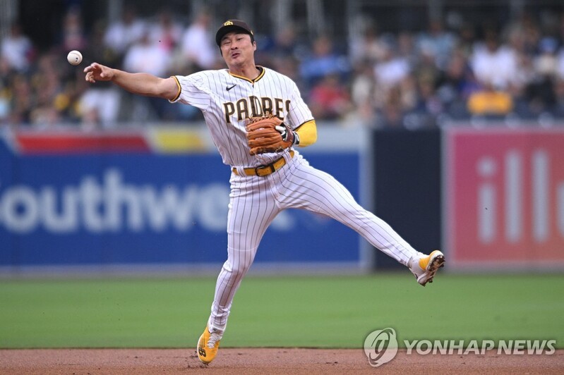 김하성, MLB닷컴 선정 '돋보이는 빅리그 2년차'