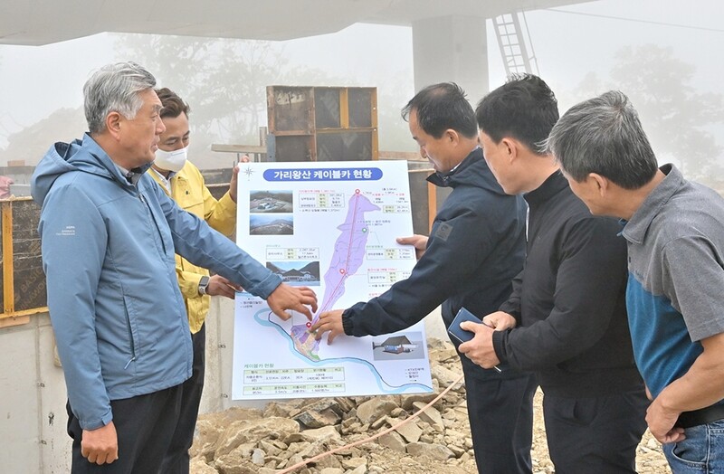 정선군 가리왕산 케이블카 올해 운영…편의시설 공사 '착착'