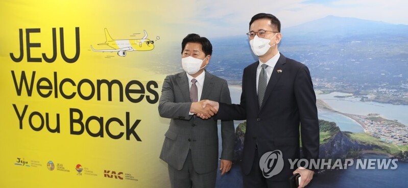 오영훈 제주지사 당선인 "관광 등 분야서 싱가포르와 협력 강화"