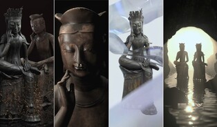 Feel the smile of Bodhisattva in pensive position at Inchon International Airport