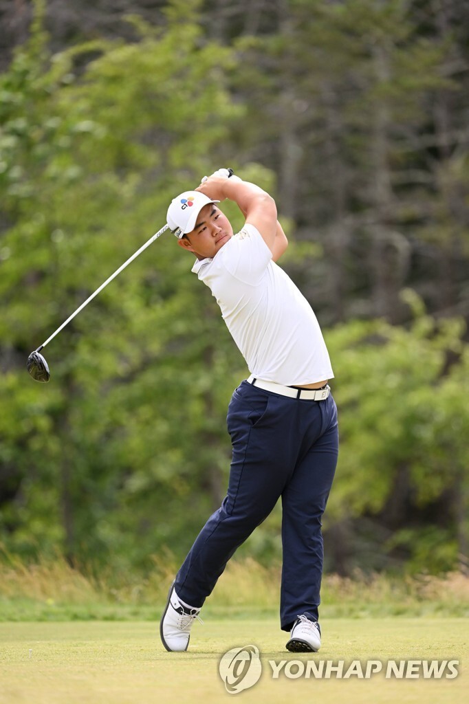 Teenage golfer finishes as top S. Korean at U.S. Open