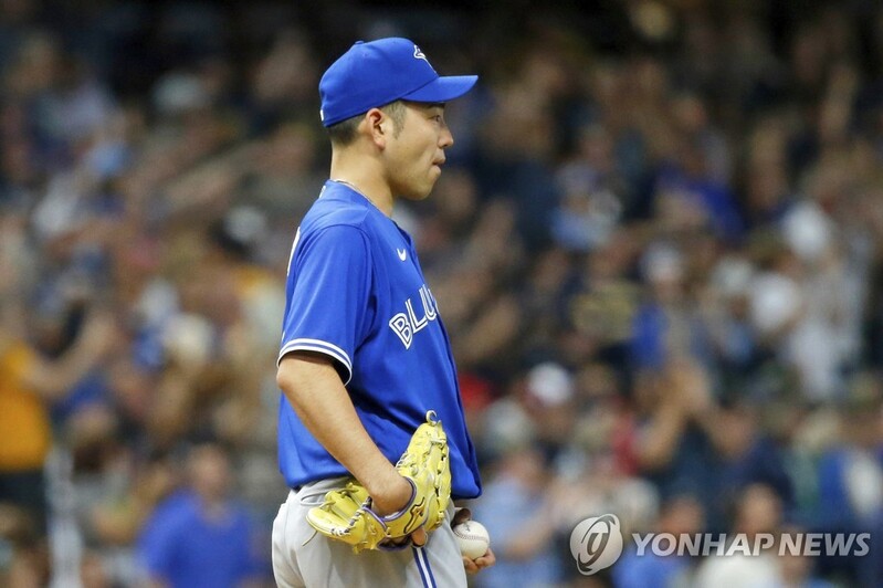 토론토 기쿠치, 또 부진…몬토요 감독 "우릴 곤경에 빠뜨려"