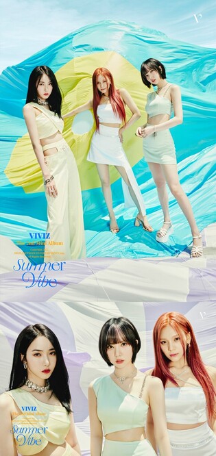 Girl group VIVIZ reveals Concept photo for their 2nd mini album 'Summer Vibe'