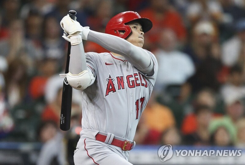 오타니, 500번째 '타자 출전' 경기서 111번째 홈런