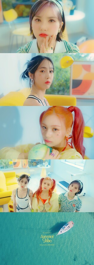 Girl group VIVIZ reveals mood sampler video for 2nd mini album 'Summer Vibe'