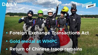 Gold medal at World Military Parachuting Championship / Revising Foreign Exchange Transactions Act