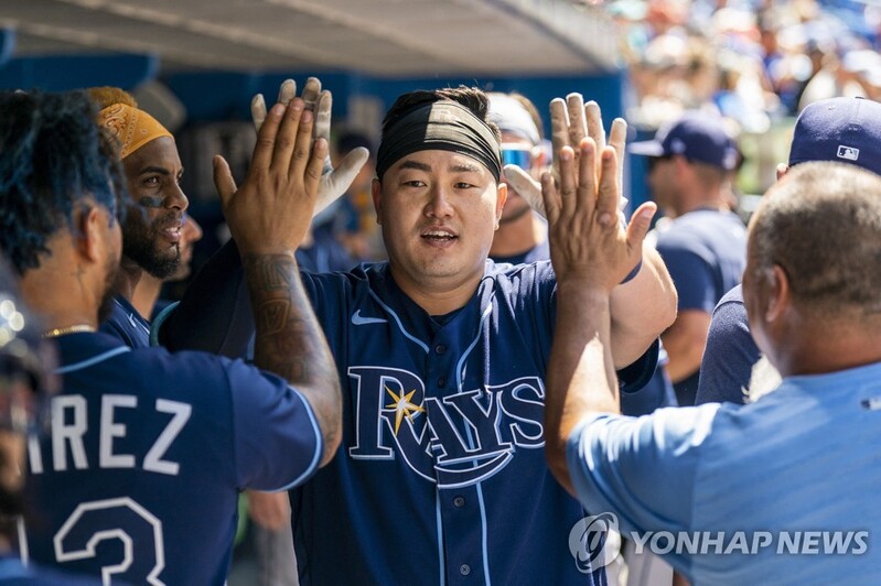 (LEAD) Rays' Choi Ji-man, Padres' Kim Ha-seong homer in victories