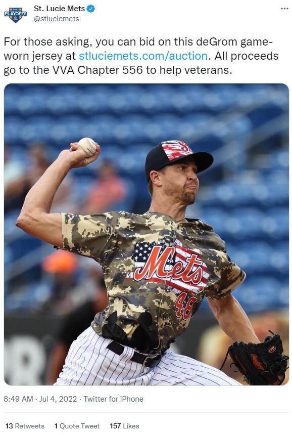 디그롬, 재활 등판에서 시속 161㎞…"어깨 100% 돌아와"