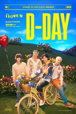 D-day poster for WINNER's new title song 'I LOVE U' drops