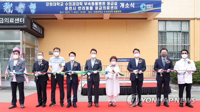 강원대학교 동물병원 응급실 열어…365일 연중 운영