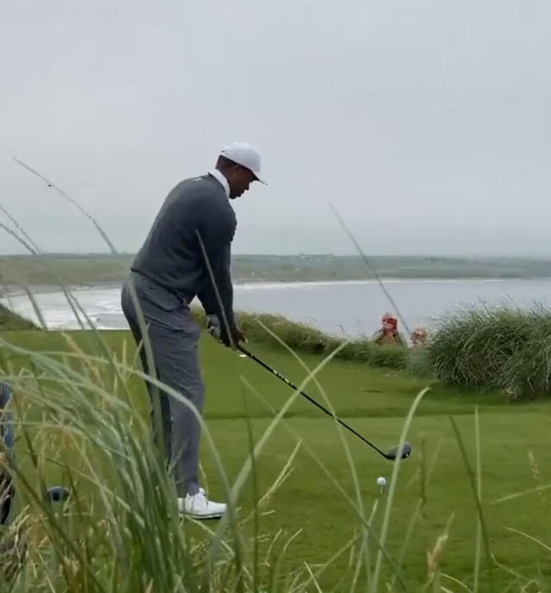 '디오픈' 앞둔 우즈, 아일랜드서 매킬로이와 대회 준비