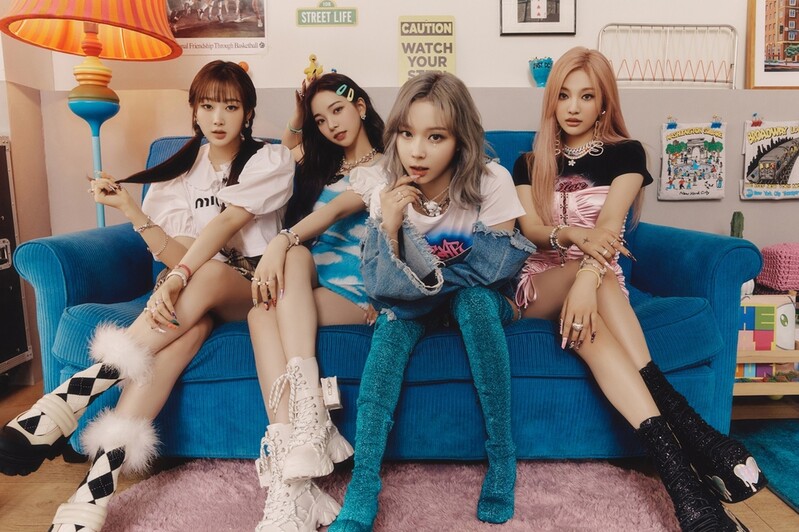 Aespa's 'Girls' sets 1st-week sales record for girl group album