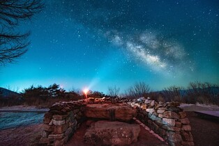 Enjoy Milky Way in Taebaek Mountain