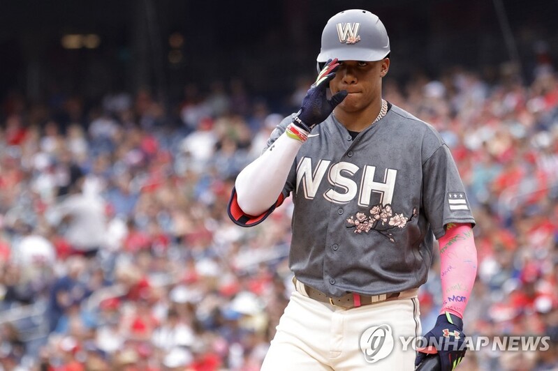 MLB 워싱턴 간판타자 소토, 15년 5천830억원 연장 계약 또 거절