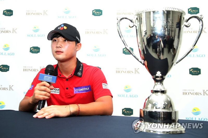 KPGA 코리안투어 첫 승 배용준 "비거리 늘리고 신인상에도 도전"