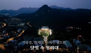 Video showing night view of Cheong Wa Dae releases online