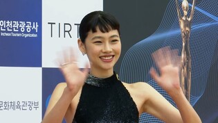 'Squid Game' Hoyeon @ Blue Dragon Series Awards Red Carpet