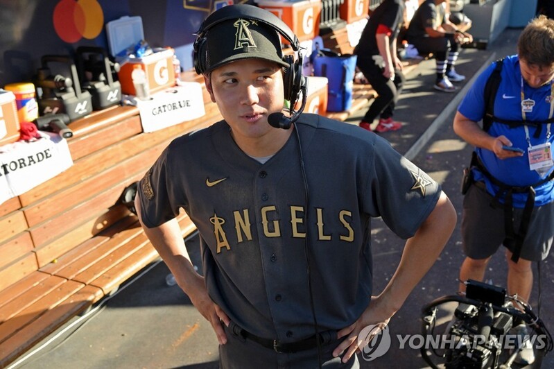 '야구천재' 오타니, MLB 올스타전서 예고 안타…커쇼 공략 성공