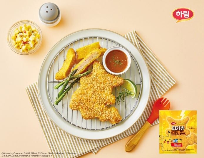 하림, 추억의 간식 '피카츄 돈까스' 정식 출시…"공식 라이선스"