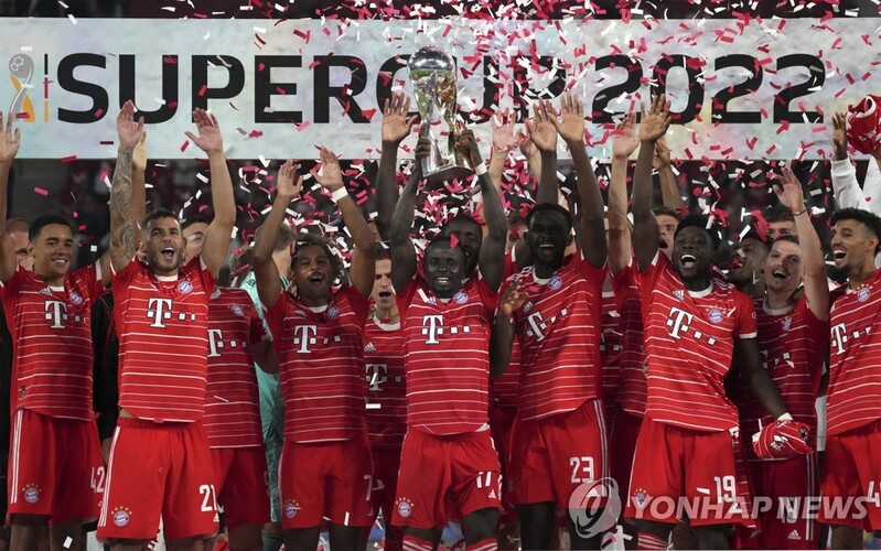 바이에른 뮌헨, 라이프치히에 5-3 승리…독일 슈퍼컵 10회 우승