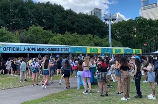 J-Hope at Lollapalooza music fest