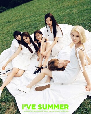 Teaser images of IVE's Gaeul and Wonyoung drops for 'After Like'