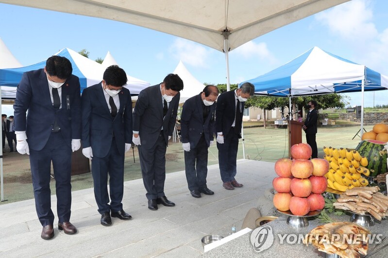 제주 섯알오름 예비검속 희생자 제72주기 위령제 봉행