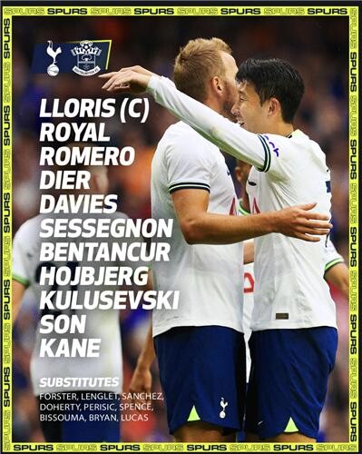 손흥민, EPL 개막전 선발 출격…케인·쿨루세브스키와 삼각편대