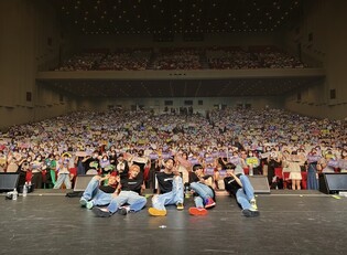 Concert photo of K-pop boy group CIX's 'REBEL IN JAPAN'