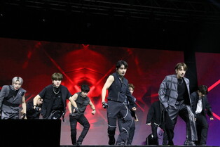 Photos of K-pop boy group, Golden Child during media showcase for 6th mini album 'Aura'