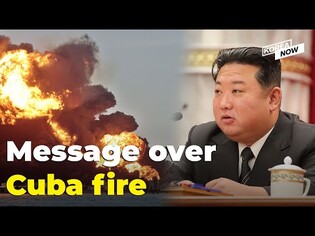 What did North Korean leader Kim Jong-un say in his telegram to Cuba?