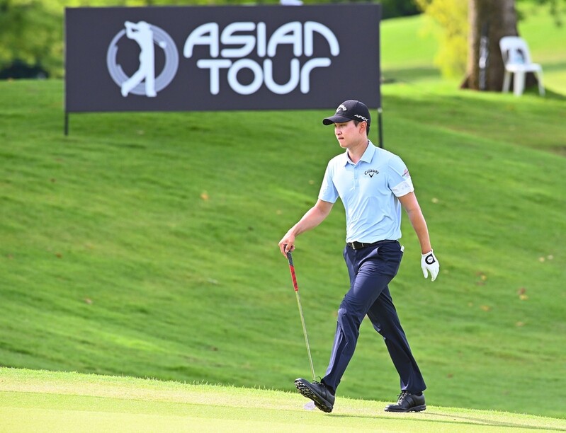 군 복무 후 돌아온 왕정훈 "LIV 인터내셔널 제주대회 자신 있다"