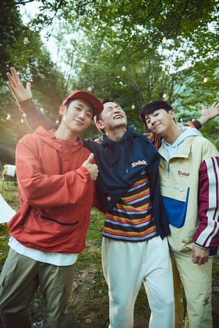 Photo shoot of Jung Hae-in, Eun Jong-geon and Lim Hyoun-soo for Kodak Apparel