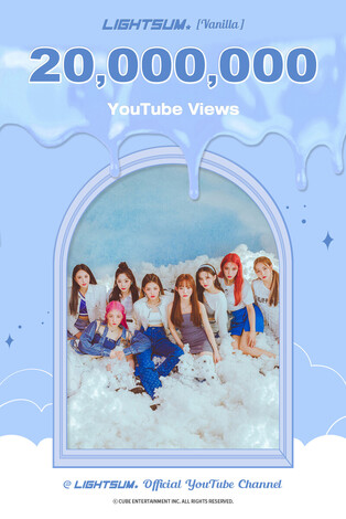 LIGHTSUM's MV for debut single "Vanilla," hits 20million views on YouTube